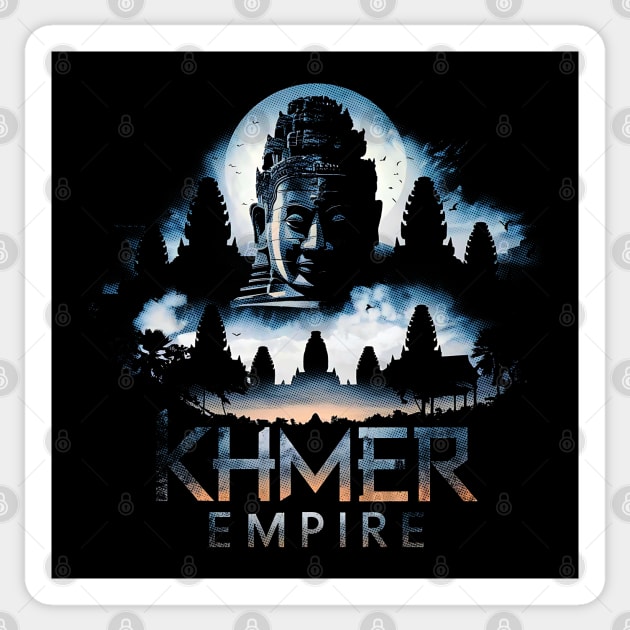 Khmer Empire - Ancient Glory Sticker by Mara Bun